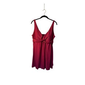 Simply fit women’s pink swim dress beach swim 1X